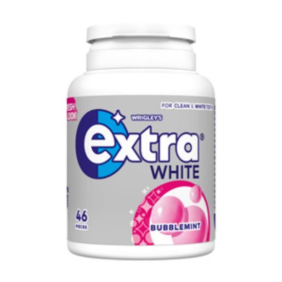 Picture of Extra White Bubblemint Bottle Pack 46pc x6